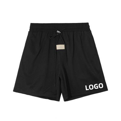 China New Style Anti-Wrinkle Custom Cotton Men's Gym Sweat Shorts 100% Nylon Mesh Sports Running Cargo Abbreviations Men's Custom Logo Printing for sale