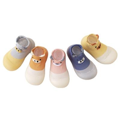 China Mesh Toddler Baby Little Kids Breathable Shoes Casual Summer Socks Unisex Shoes Without Laces Wholesale for sale