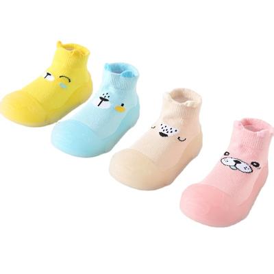 China Breathable Children's Sole Floor In Tube Socks Trampoline Small Socks 1-5 Years Old Child Cotton Socks Medium Baby for sale