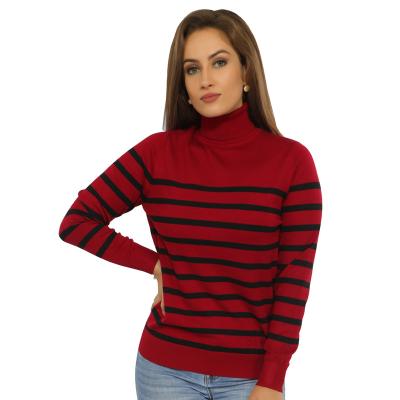 China wholesale Anti-wrinkle high neck style long sleeves pullover for women turtle neck sweater for sale