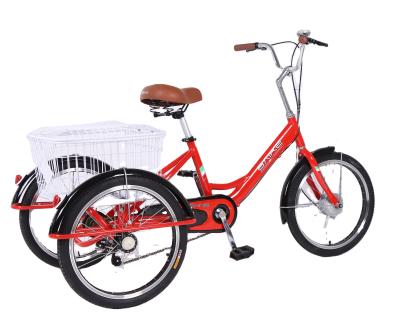 China Manpower Tricycle Adult Tricycle Adult Bike 3 Wheels Adult Trike For Whole Old People for sale