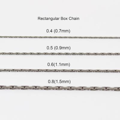 China Europe and America Stainless Steel Cable or Wheat Hip-Hop Chain Rope or Box Necklace or Curb and Snake Chain for Men and Women and Teens for sale