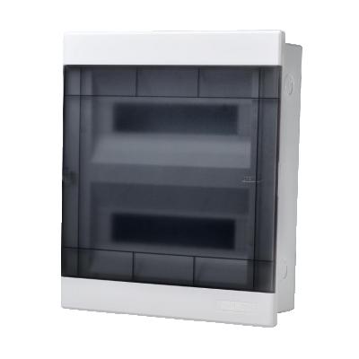 China Cold Rolled Steel + PC CHAC Enclosure Distribution Box Consumer Unit 12ways Fireproof For MCB for sale