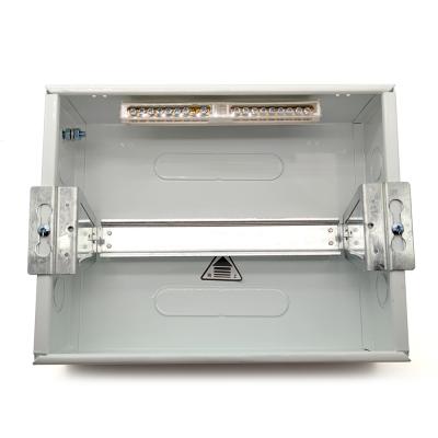 China To Protect Circuit Breakers Installed In Panel Box CHAC Enclosure Distribution Box Panel Consumer Unit 30 Ways 125A Din Rail Box For Embedded MCB Three Phases for sale