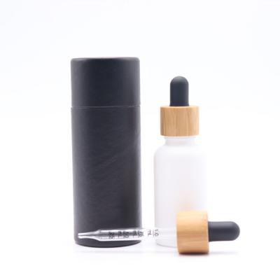 China Custom White Cosmetic Glass Dropper Bottle 5ml 10ml 20ml 30ml 50ml Essential Oil Dropper Bottle for sale