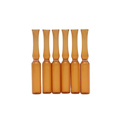 China Wholesale 2ml 5ml 10ml Mini Amber Glass Ampoule Bottle Vial Bottle Cosmetic Glass Serum Empty Bottle for sale