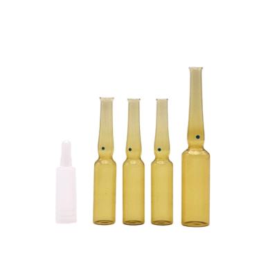 China 2ml 3ml 5ml 6ml 8ml10ml Glass Vial Amber Glass Vial Bottle Mini Cosmetic Amber Serum Bottle Amber Bottle for sale