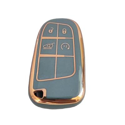 China Professional Fashionable Waterproof/no Dust Color Decoration TPU Key Case Tpu Car Key Cover For JEEP Car for sale