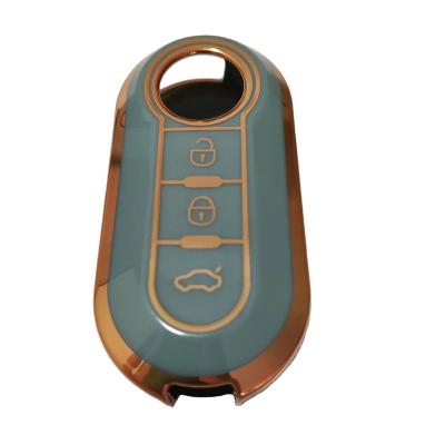 China Hot-selling Golden Waterproof/no dust car key case holder cover key bag for Fiat cars for sale