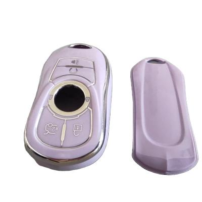 China Fashionable Waterproof/no dust Color Decoration Key Case Tpu Plastic Car Key Cover For Buick Car for sale