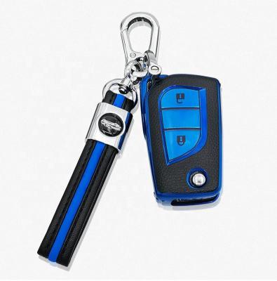 China Waterproof/no Dust 2 Button Remote Control Shell For HONDA Car Key Case Holder Cover Key FOB Bag For Toyota Cars for sale