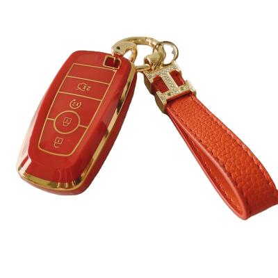 China Waterproof/No Car Key Case Car Key Dust TPU Cover FOB Cover For FORD Key Case FOB Holder for sale