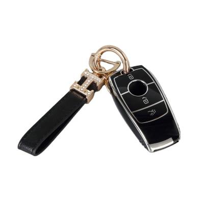 China Minimalist Waterproof/no Dust Tpu Car Key Cover Accessories Car Key Shell Cars For Mercedes Benz for sale