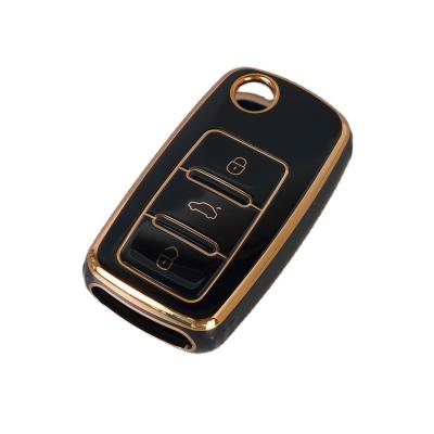 China Hot Selling Waterproof/no Dust In China Fashion Classic Tpu Car Key Case Cover Key Holder Cases For VW for sale