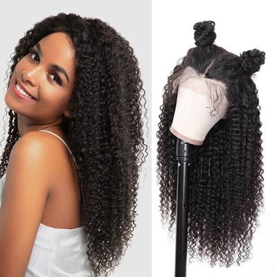 China Wave 30 Inch 13x6 Lace Headband Wig Silky Straight Deep Curly Curly Cuticle Aligned Hair Wig Vendor for sale