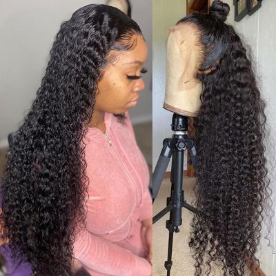 China Silky Straight Wave Peruvian Virgin Human Cuticle Aligned Kinky Curly Natural Lace Front Dubai Lace Hair Wigs for sale