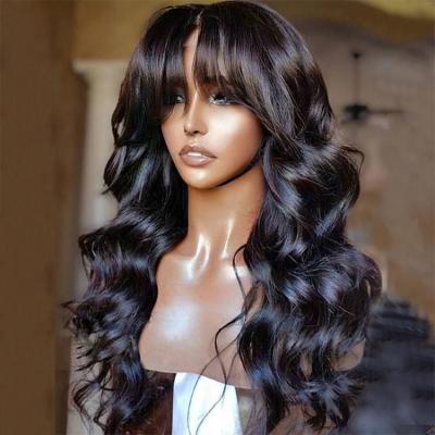 China China Factory Price 100 Virgin 13X6 13X4 1B Black 50 Bodywave Hair Silky Straight Wigs 100 Lace Front For Balck Woman for sale