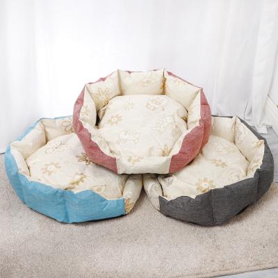 China Large Canvas Mascotas de Para de lujo de Cama Pet Travel Dog Bed Travel Sunbed Cat Bed for sale