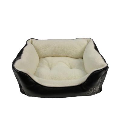 China Travel Lit Cushion for Shedding Eco-Friendly Dog Crib Quilted Bed High Quality Dogs Chew Proof Velvet Luxury Fur Orthopedic Dog Bed for sale