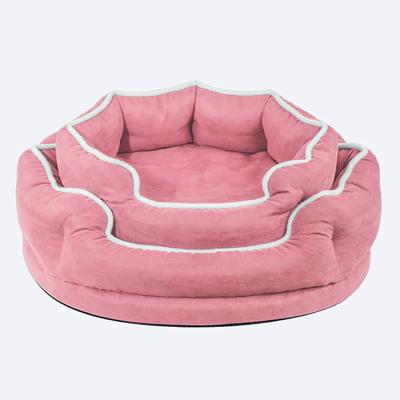 China Travel Camas Perros Easy Clean Cotton Plush Cat and Giant Nest Bed Velvet Plush Dog Fluffy Pet Beds dropshipping for sale