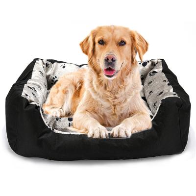 China Luxury Pet Hayvan Kapali Kopek Veya Yatak Kapali Kopek Modern Comforter Plush Evcil Stress Plush Heater Cat And Dog Bed Bed for sale