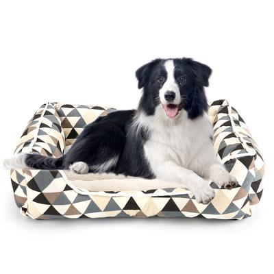 China Portable Adult Pet Beds Travel Pet Beds Luxury Padded Dogs Memory Foam Dogs Dog Bed Para de cama de mascotas de Camas Portable for sale