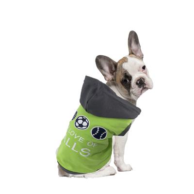 China 100% Sustainable Cotton Spring Puppy Hoodie Coat Pet Doggie Winter Clothes Soft Chihuahua Hoodie Small Dogs Cats Clothes for sale