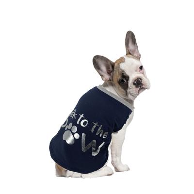 China Sustainable Pet Clothes Summer Dog T-shirt Vest Sport Clothes for sale