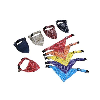 China Viable Safety Cat Collar Bandana Loose Closure for sale