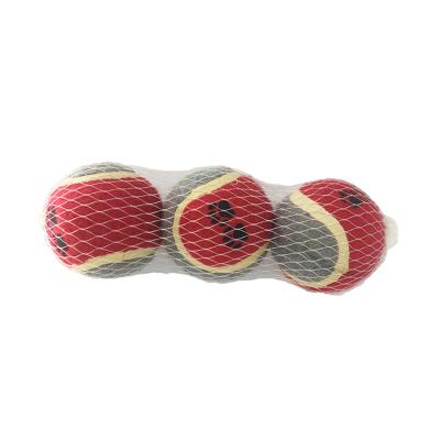 China Viable Classic Custom Rubber Dog Tennis Pet Toy Interactive Dog Ball Toy for sale