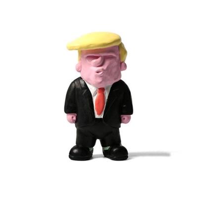 China Squeaker Viable Goods Toys Trump Dog Toy Donald Trump Political Parody Dog Rubber Chew Toy for sale