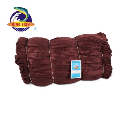 China Multifilament Commercial netting colorful in bundle polyethylene knotless sea fishing equipment nylon multifilament knotted fishing net for sale