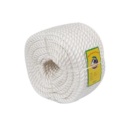 China Corrosio Resistant Tear Resistant Hot Sale Super Soft StrongTriple-Strand Polypropylene Natural Rope For Indoor Outdoor for sale