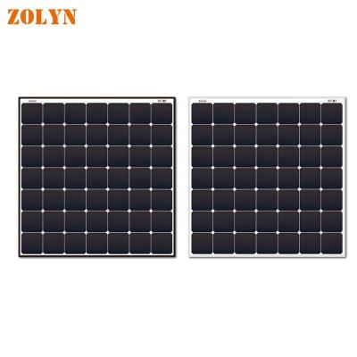 China home use solar system solar panel cost 100W/120W/135W/150W/180W/245 monocrystalline solar panels price for sale