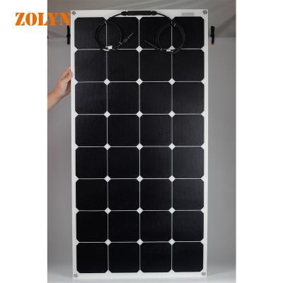 China Boat Solar Panel Customized 100 Watt Solar Panel Portable Flexible Solar Panel for sale