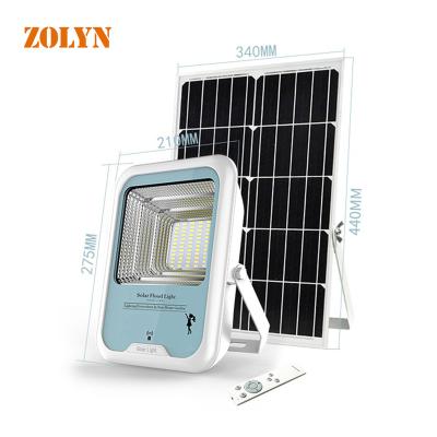 China Waterproof IP66 100W LED Solar Powered Outdoor Garden Light Solar Flood Light for sale