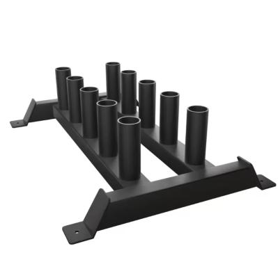 China Modern Gym Exercise Barbell Bar Storage Rack Stand 10 Holes Barbell Holder for sale