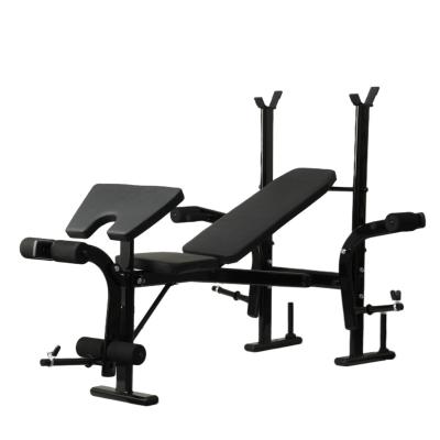 China Durable Commercial weightlifting bed press bench, gym squat stand, multifunctional adjustable press bench for sale