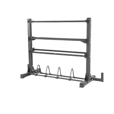 China Commercial High Quality 4-Tier Multifunctional Dumbbell Rack Gym Fitness Equipment Barbell Plates Storage Body Building Steel Benches Racks for sale