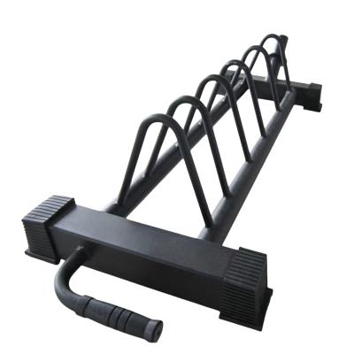 China Commercial High Quality Horizontal Weight Plate Storage Rack Bumper Weight Plate Holder for Training Weightlifting Exercises Custom Logo for sale