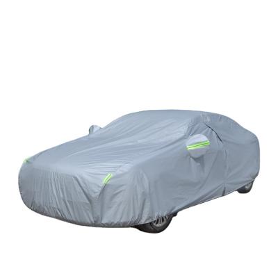 China Universal Car Cover Set Customized Design Nylon Cover Windproof Outdoor UV Car Cover Sunshade Protector Car Cover for sale