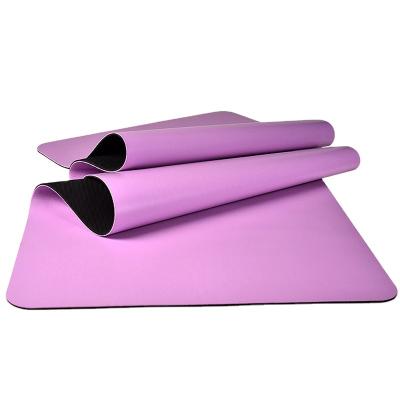 China Wholesale Eco-Friendly PU Yoga Mat Professional Edition Fitness Natural Rubber Durable PU Yoga Mat for sale