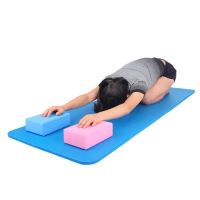 China EVA Custom Hot Sale Yoga Foam Block Brick Support Deepen Poses Portable Home Gym Eco-Friendly EVA Yoga Blocks Yoga for sale