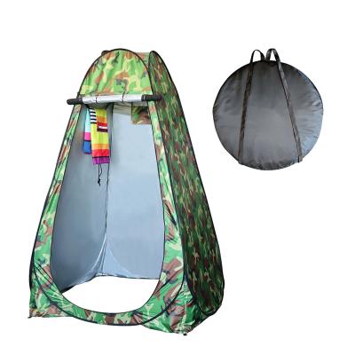 China Straight Tying Type Camouflage Color Pop Up Changing Privacy Tent Dress Up Shower Outdoor Camping Tent for sale