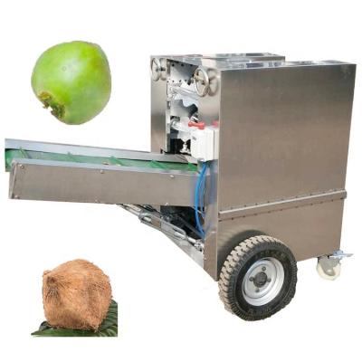 China High Efficiency Hot sale coconut brown skin de-husking machine de-husker of coconut skin for sale