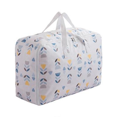 China Custom Good Price Storage Bag Large Capacity Clothes Viable Foldable Storage Bag Custom Storage Bag With Logo for sale