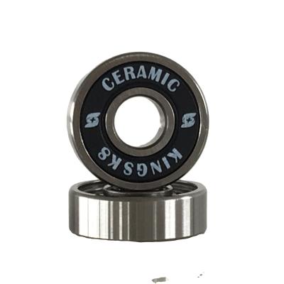 China Adult Custom Skateboard Bearing Super kingsk8 SI3N4 Ceramic Skateboard Bearings for sale