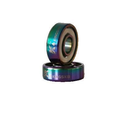 China Skateboard King Of Shovels Colorful Titanium Skateboard Bearings for sale