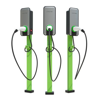 China New Level2 EV Wallbox 32A Wifi EV High Current Charging Battery Silver Charging Station China-chic 22KW EV Car Charger With IEC62196 Plug for sale