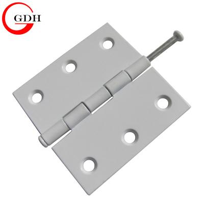 China 2.5 Inch Stainless Steel Flat End Cabinet Steel Door Hinge For Furniture Hardware for sale